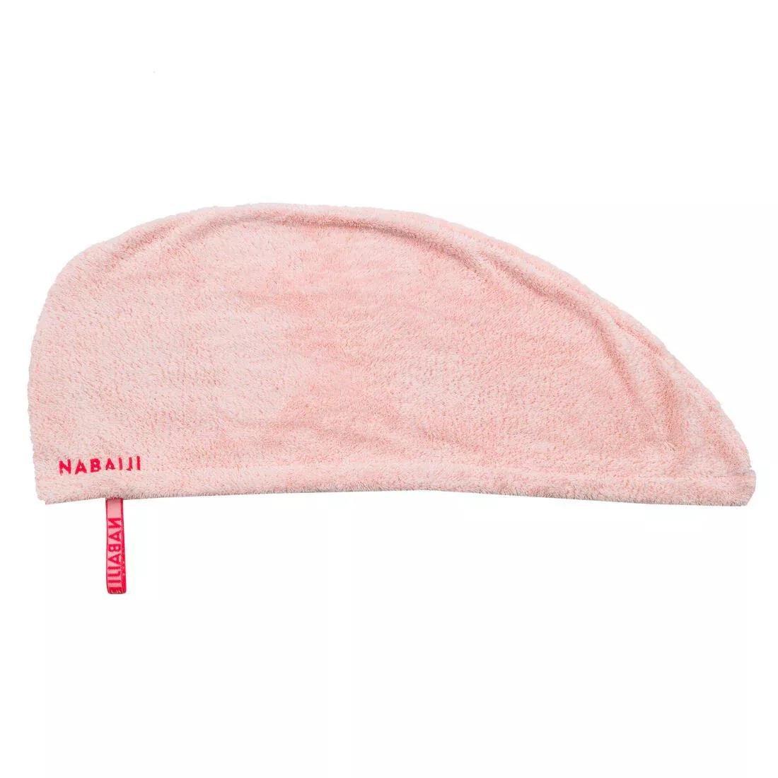 Women Swimming Soft Microfibre Hair Towel, Pink, No Color, large image number 13