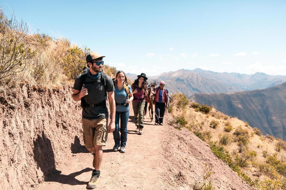 Men's Travel Trekking Cargo Shorts, TRAVEL 100, Khaki Brown, No Color, large image number 11