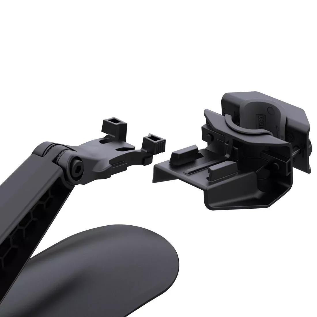 26-27.5-29 Mountain Bike Rigid Front & Rear Mudguard Kit, Black, No Color, large image number 8