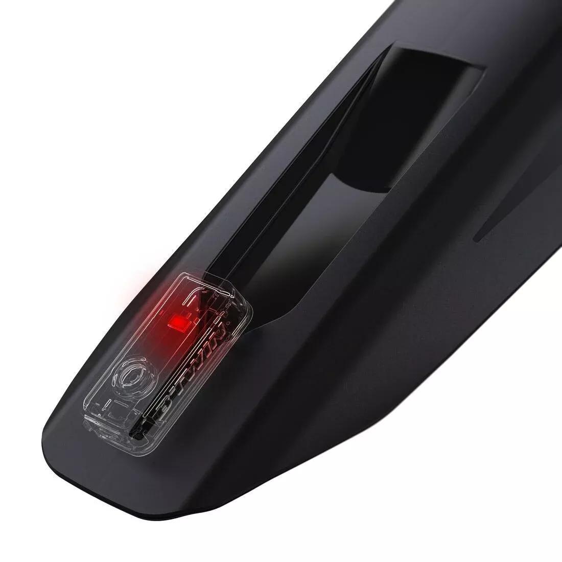 26-27.5-29 Mountain Bike Rigid Front & Rear Mudguard Kit, Black, No Color, large image number 12