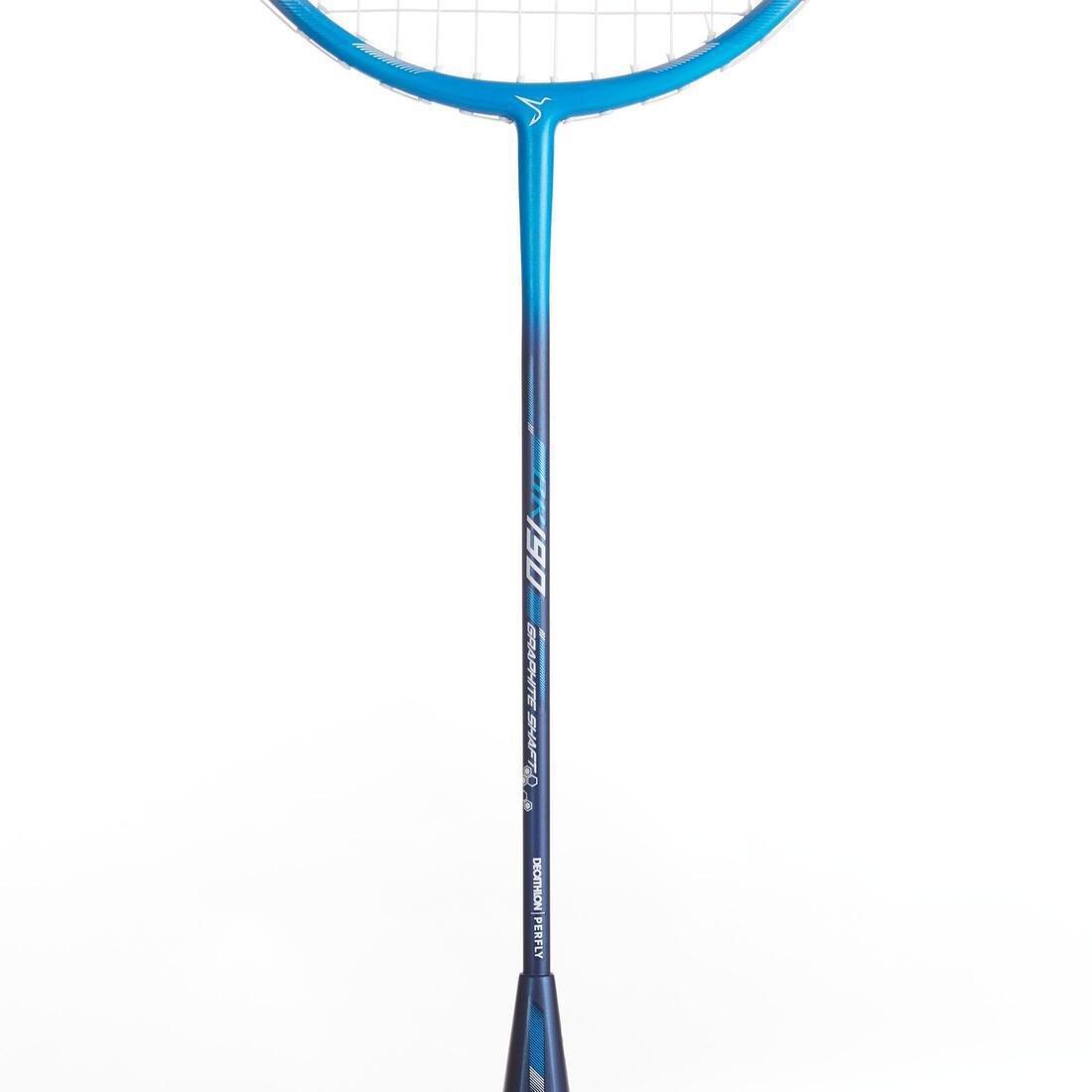 DEFAULT ADULT BADMINTON RACKET BR 190 SET PARTNER  BLUE PURPLE, No Color, large image number 8