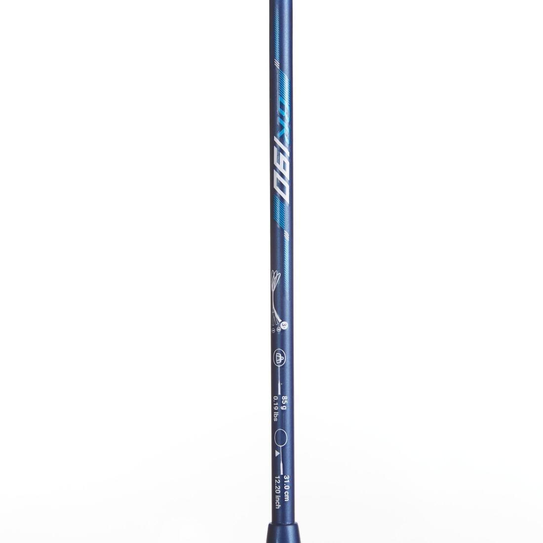 DEFAULT ADULT BADMINTON RACKET BR 190 SET PARTNER  BLUE PURPLE, No Color, large image number 11