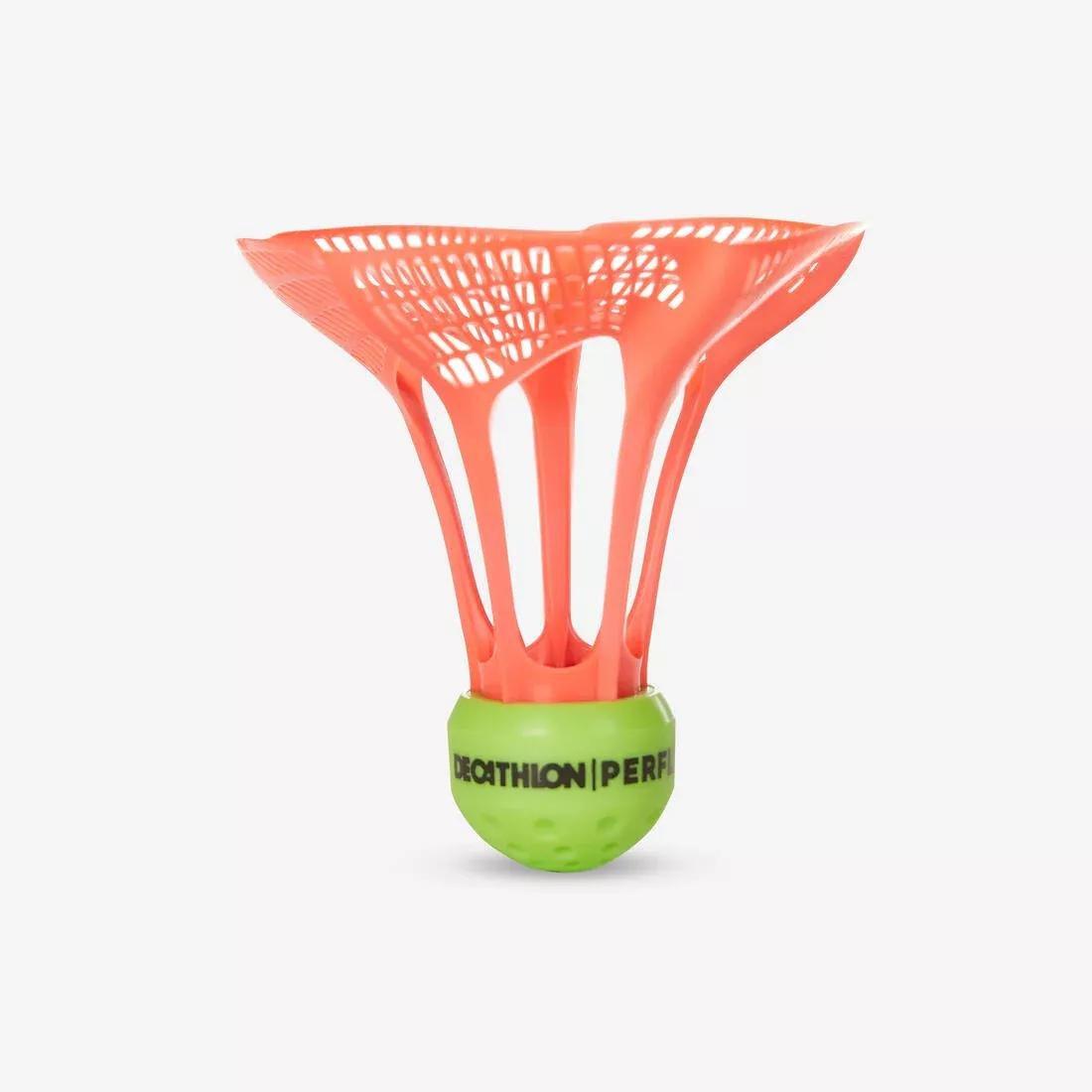Air Badminton Outdoor Shuttlecock - Psc 930 Airshuttle V2 Tri-Pack, Orange, No Color, medium