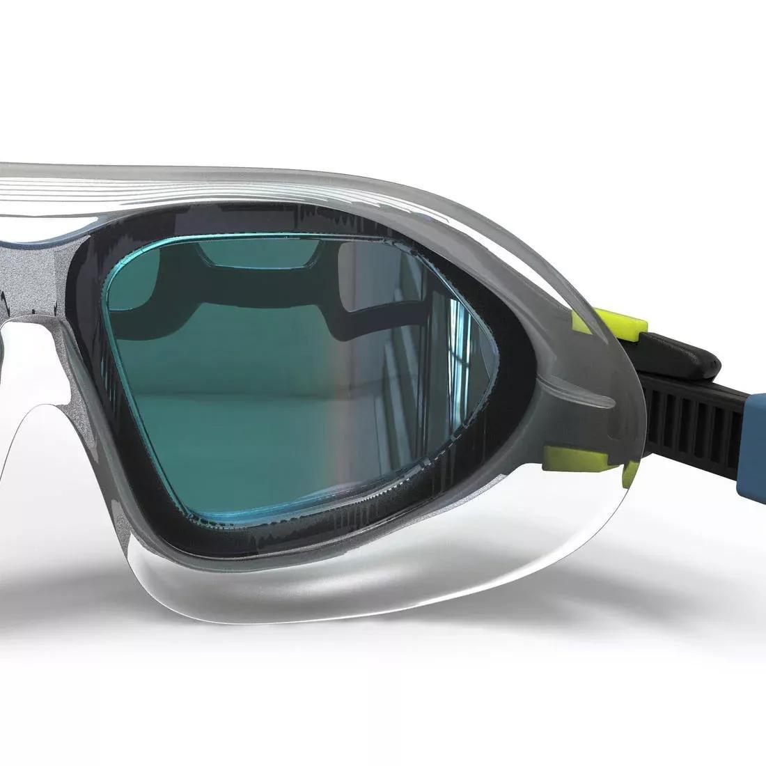 Swimming Mask Active - Mirrored Lenses - Size Large, White, No Color, large image number 10