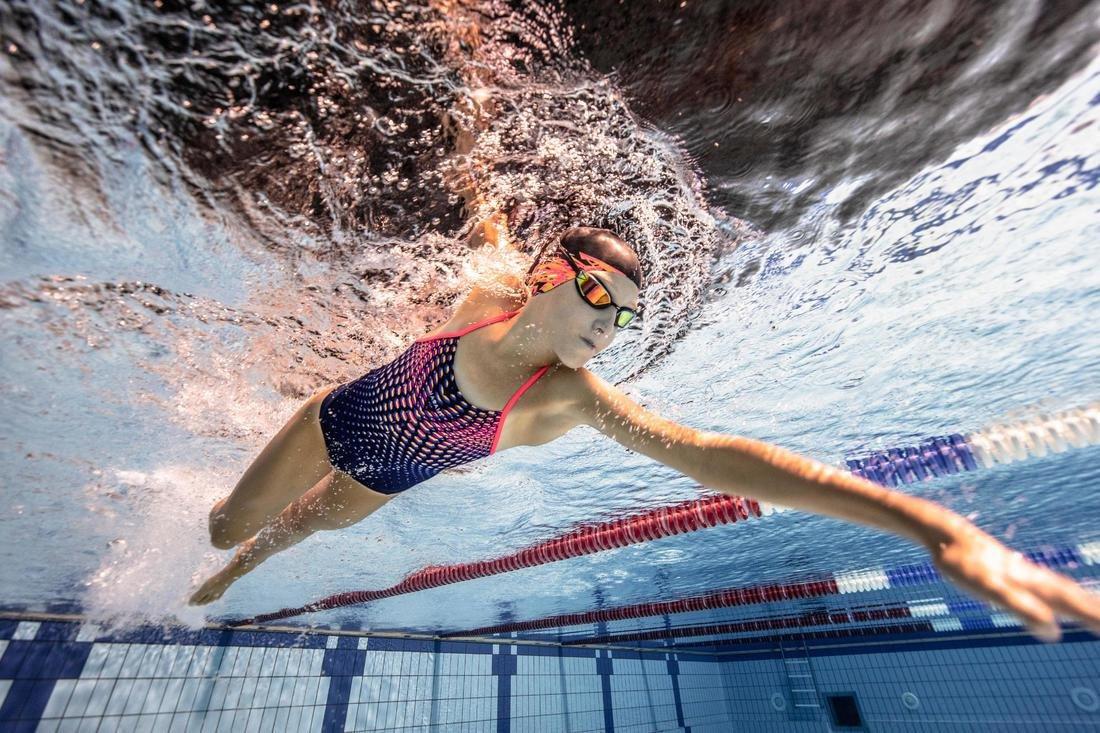 Swimming Goggles Mirror Lenses B Fast 900, Blue, No Color, large image number 7