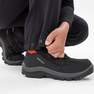 QUECHUA - Kids Hiking Warm Water Repellent Trousers Sh500 X-Warm, Black
