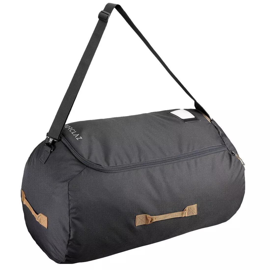 Trekking Plane Bag Cover Forclaz Travel, Grey, No Color, large image number 1