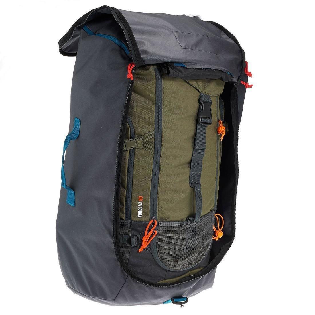 Trekking Plane Bag Cover Forclaz Travel, Grey, No Color, large image number 2