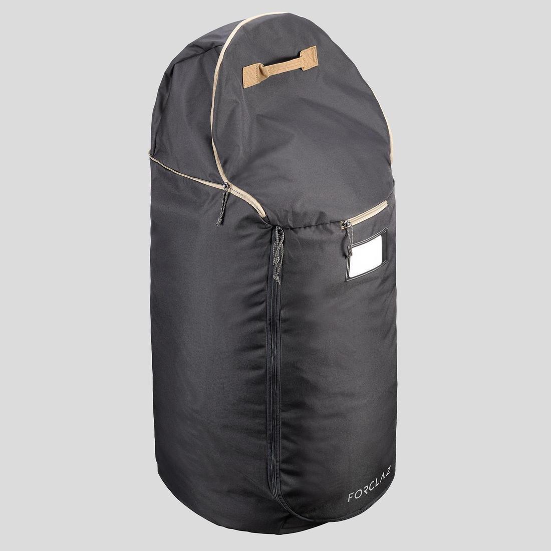 Trekking Plane Bag Cover Forclaz Travel, Grey, No Color, large image number 6