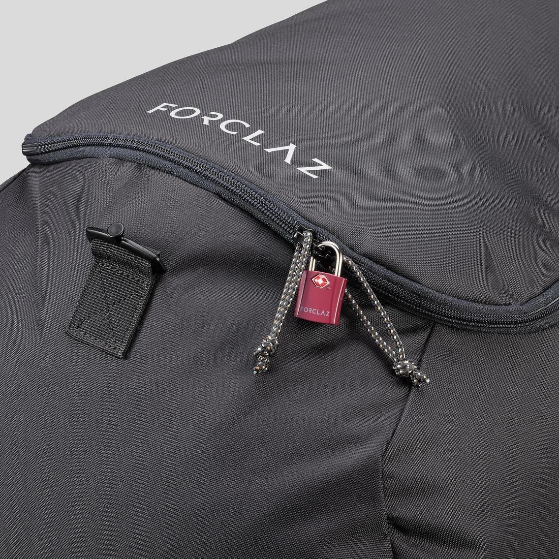 Trekking Plane Bag Cover Forclaz Travel, Grey, No Color, large image number 7