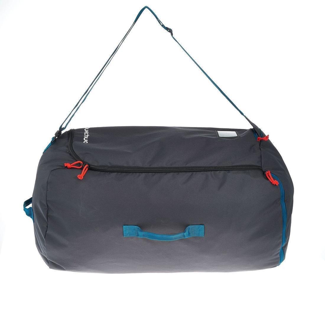 Trekking Plane Bag Cover Forclaz Travel, Grey, No Color, large image number 8