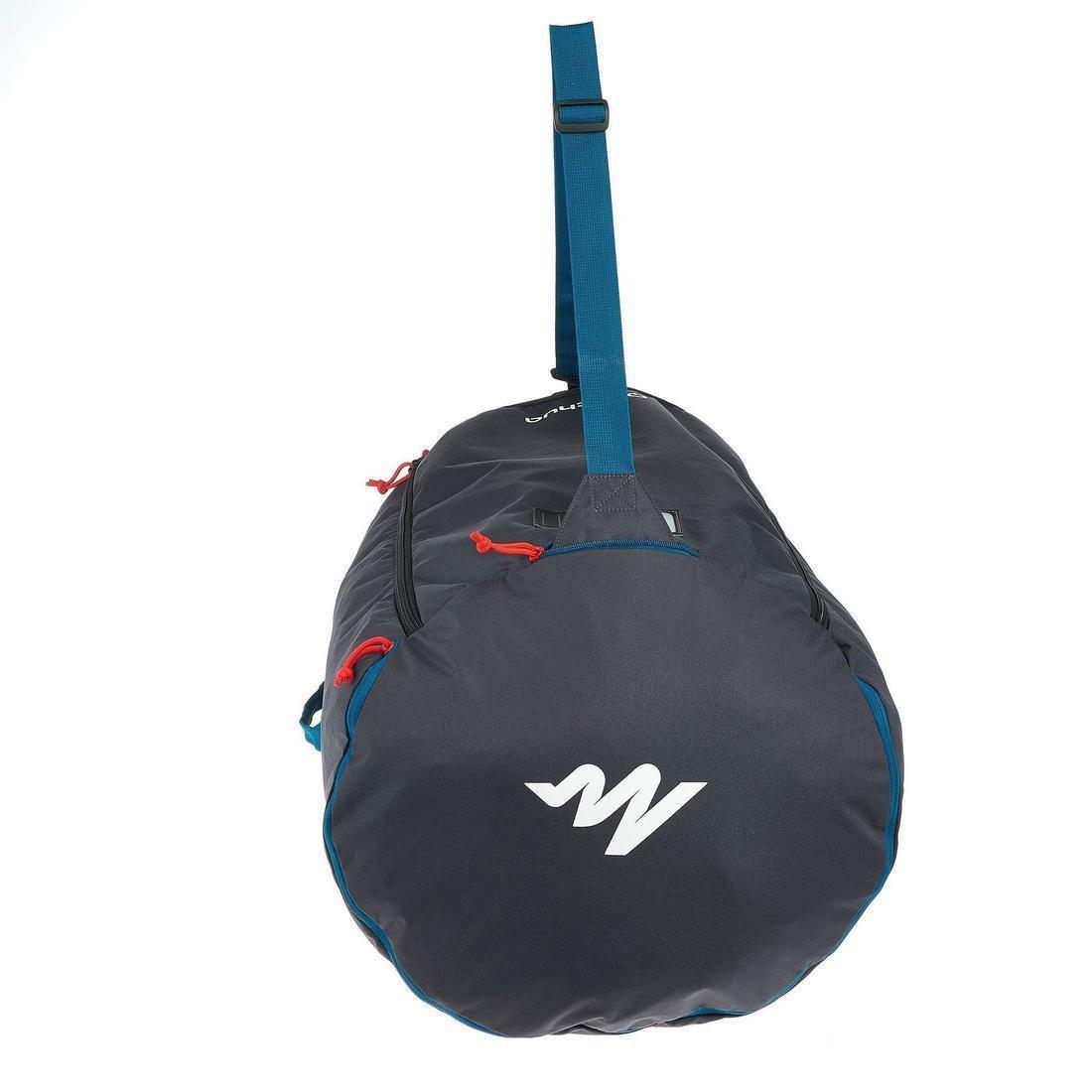 Trekking Plane Bag Cover Forclaz Travel, Grey, No Color, large image number 9
