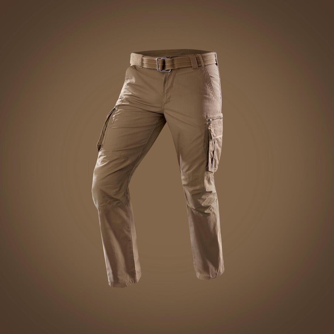 Mens Trekking Trousers Travel100 , Brown, , large image number 1