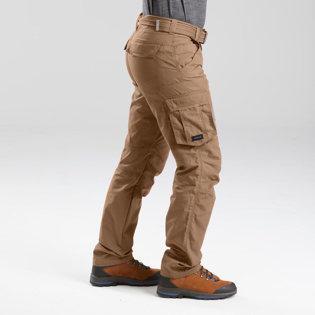 Mens Trekking Trousers Travel100 , Brown, , large image number 3
