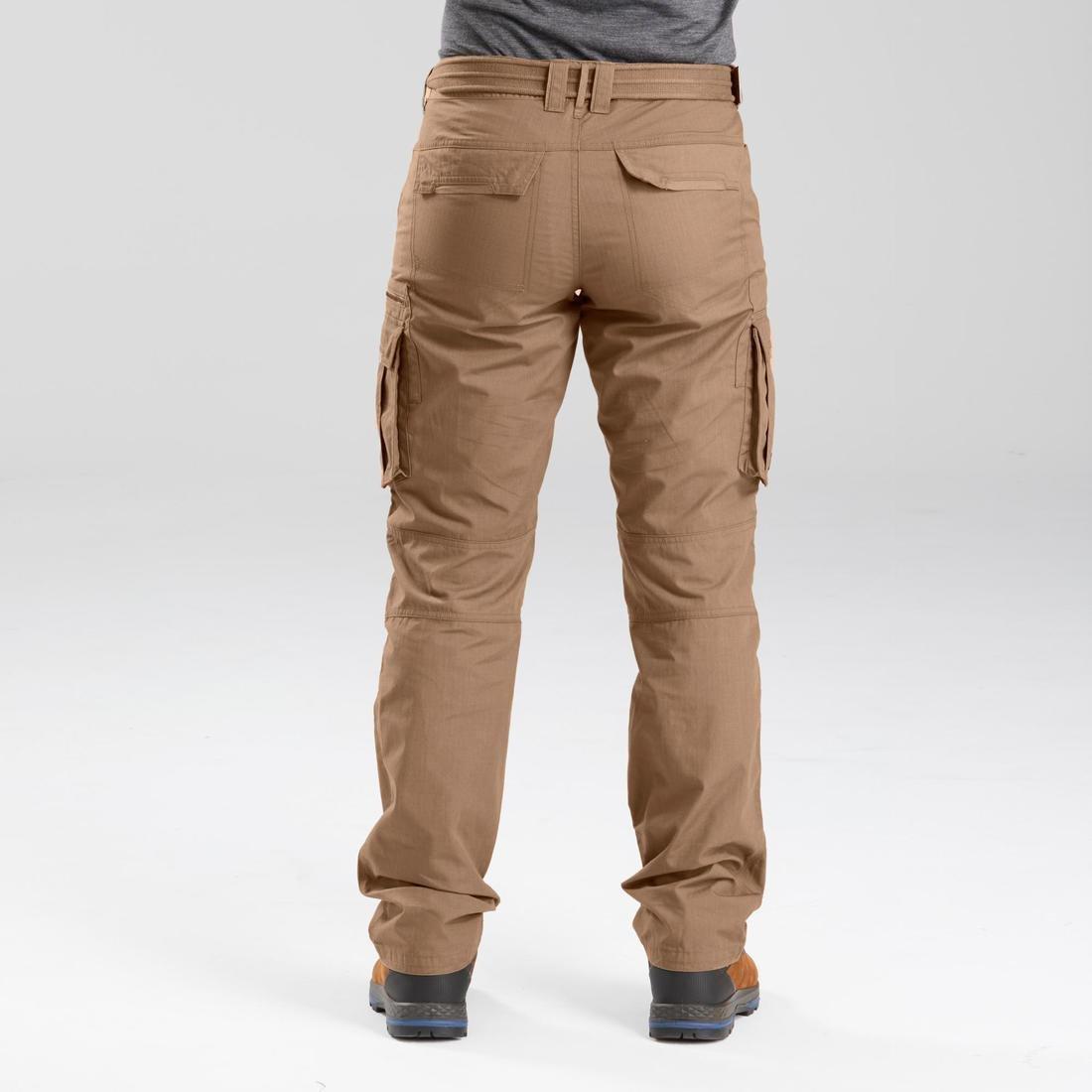 Mens Trekking Trousers Travel100 , Brown, , large image number 4