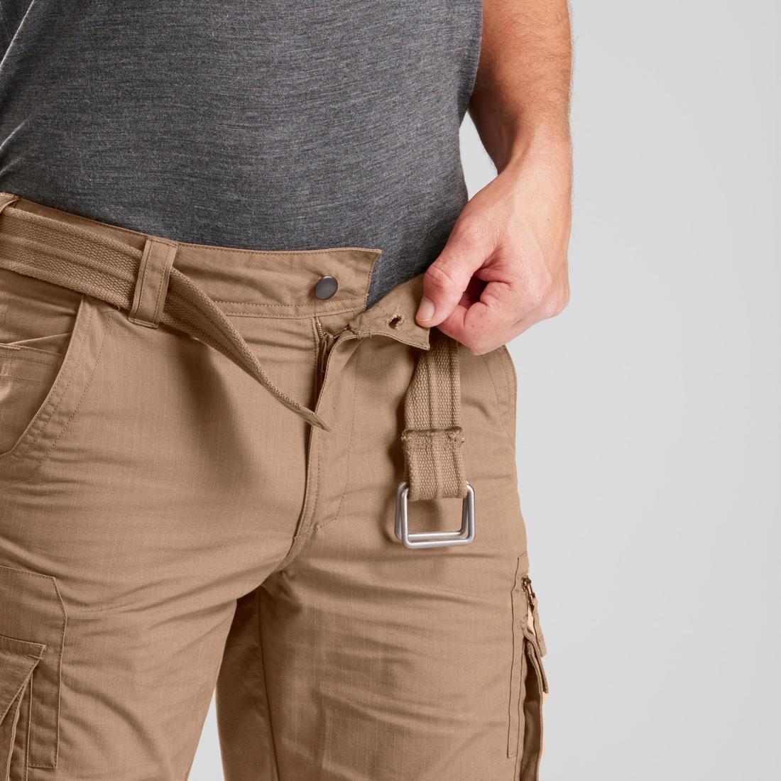 Mens Trekking Trousers Travel100 , Brown, , large image number 6
