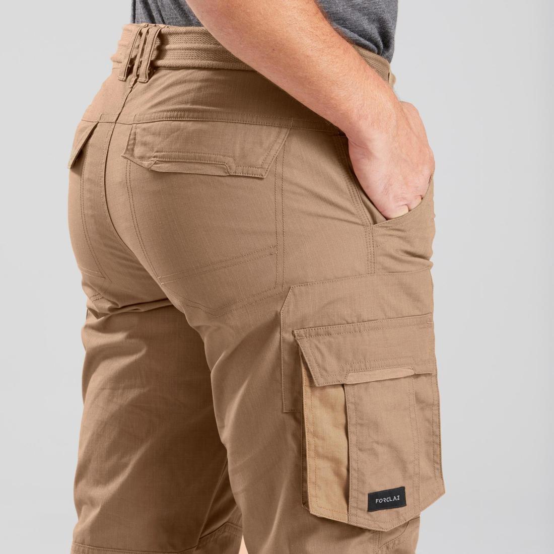 Mens Trekking Trousers Travel100 , Brown, , large image number 7