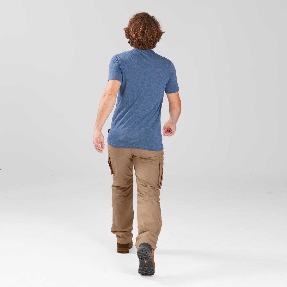 Mens Trekking Trousers Travel100 , Brown, , large image number 10