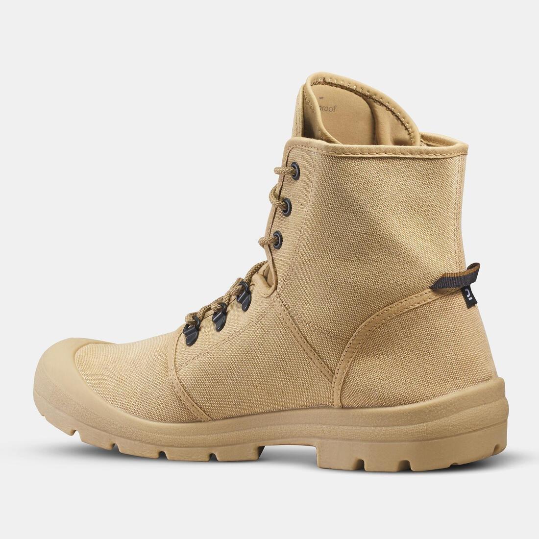 CAPPUCCINO BEIGE Unisex Desert Trekking High-Top Anti-Sand Boots Desert 900, , large image number 1