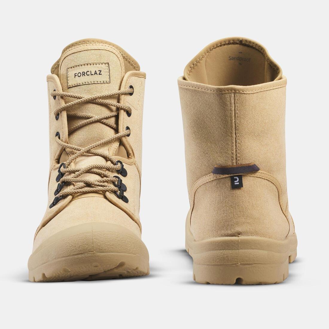 CAPPUCCINO BEIGE Unisex Desert Trekking High-Top Anti-Sand Boots Desert 900, , large image number 2