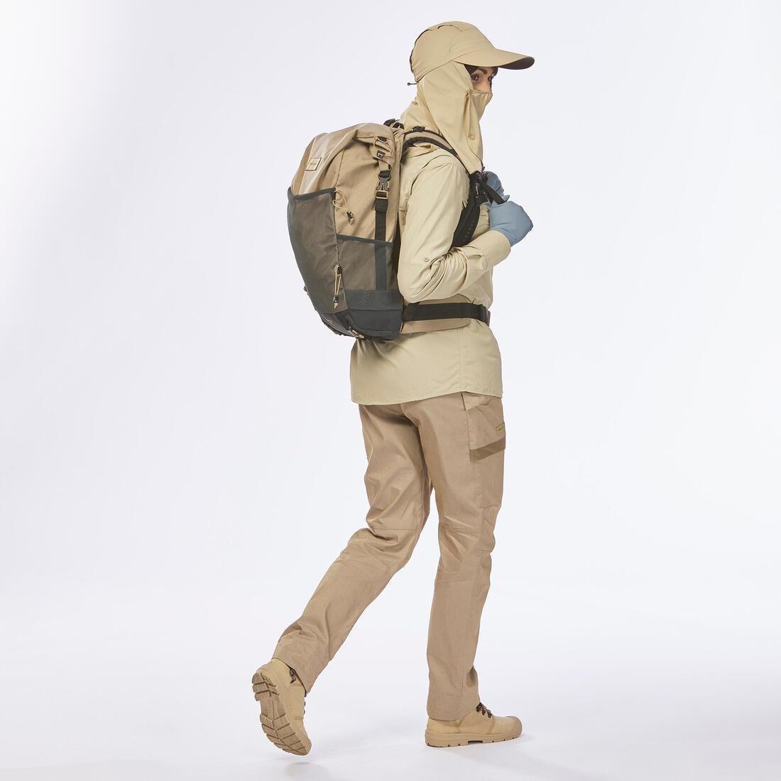 CAPPUCCINO BEIGE Unisex Desert Trekking High-Top Anti-Sand Boots Desert 900, , large image number 7