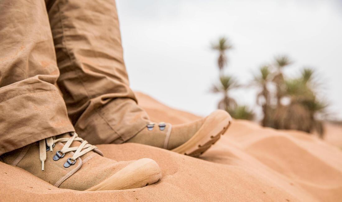 CAPPUCCINO BEIGE Unisex Desert Trekking High-Top Anti-Sand Boots Desert 900, , large image number 8