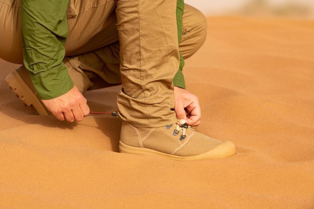 CAPPUCCINO BEIGE Unisex Desert Trekking High-Top Anti-Sand Boots Desert 900, , large image number 12