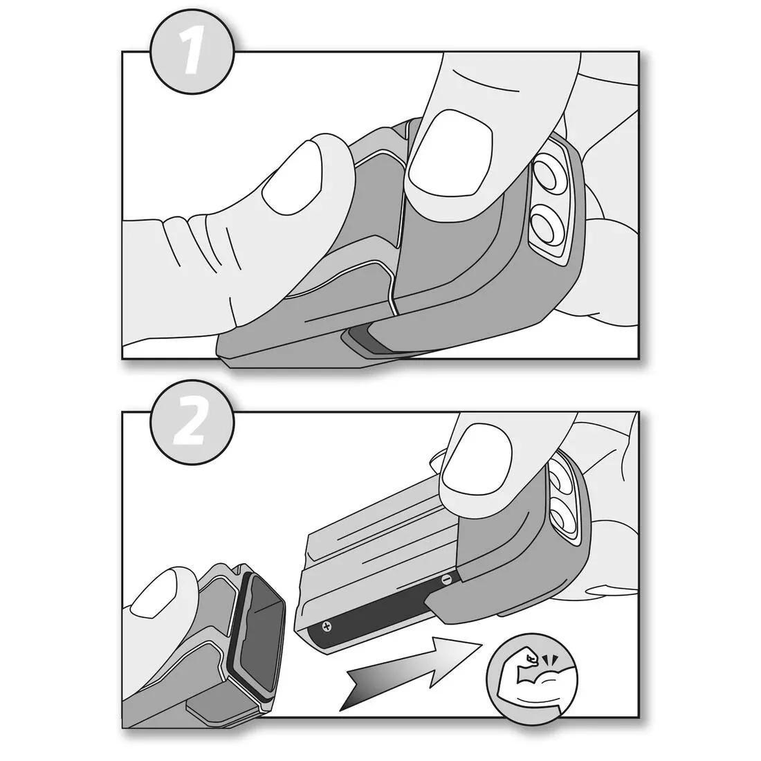 Hunting Torch/Headlamp- 80 Lumens - Helmet Clip, Black, No Color, large image number 11