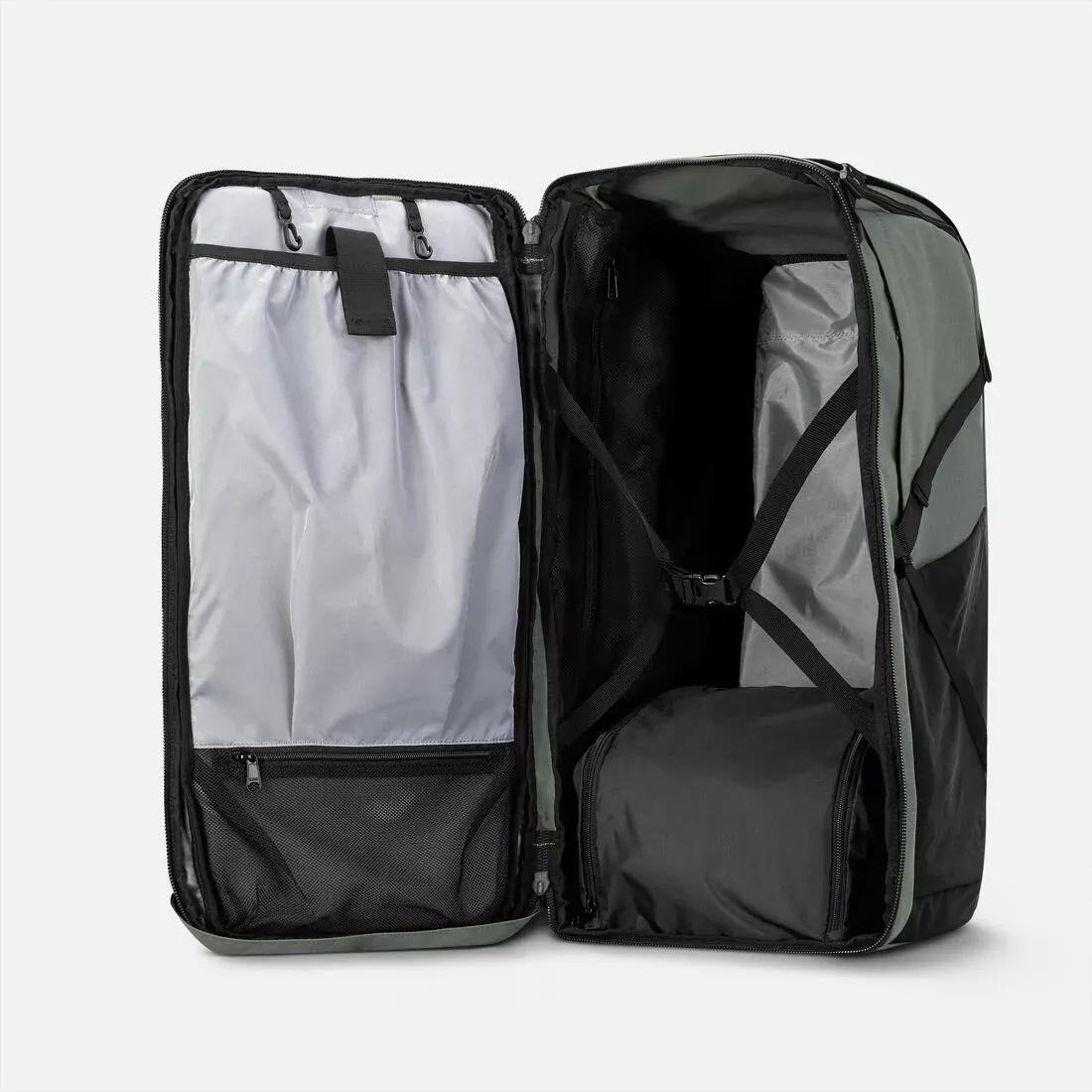 Men Travel Trekking Backpack - Travel 900 70+6 L, Khaki, No Color, large image number 11