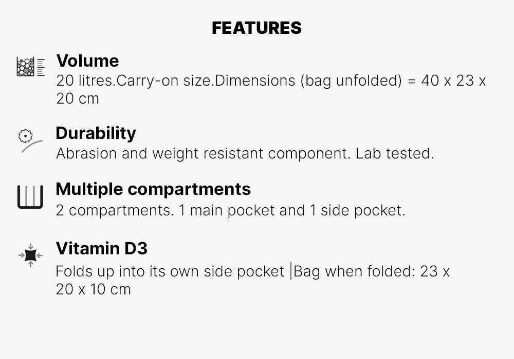 Sports Bag Essential 20L, Blue, No Color, medium