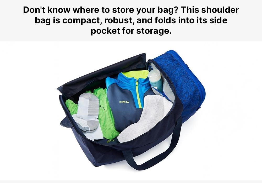 Unisex Sports Bag Essential - 35L, Navy, No Color, large image number 19
