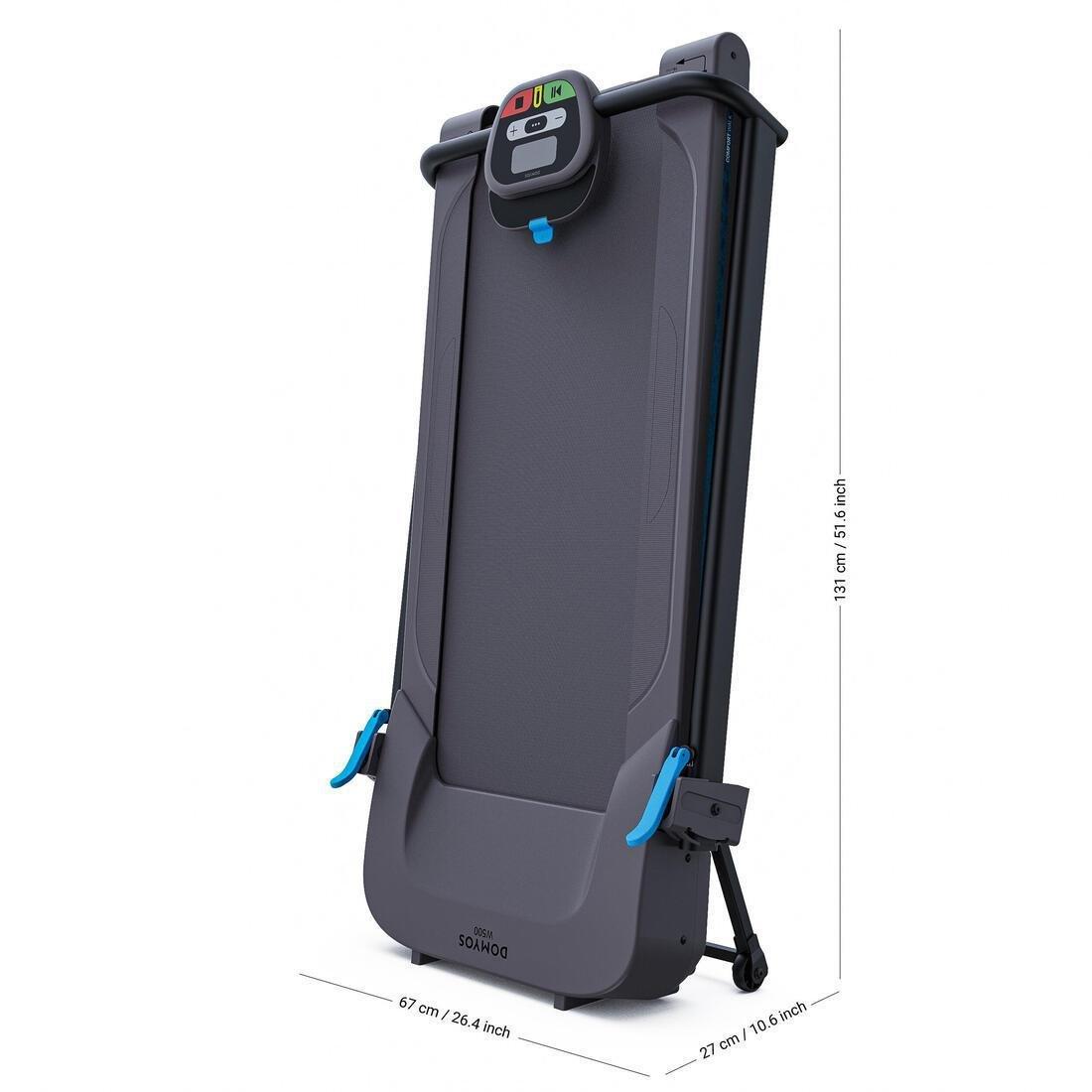 DEFAULT Assembly-Free Compact Treadmill W500 - 8 km/h, 40⨯100 cm, No Color, large image number 3