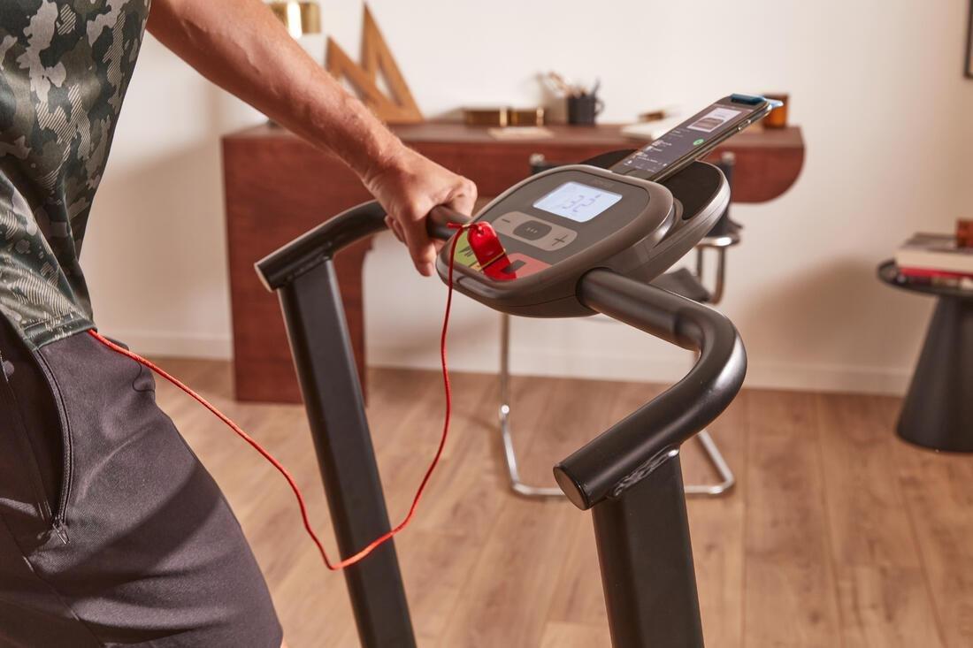 DEFAULT Assembly-Free Compact Treadmill W500 - 8 km/h, 40⨯100 cm, No Color, large image number 5