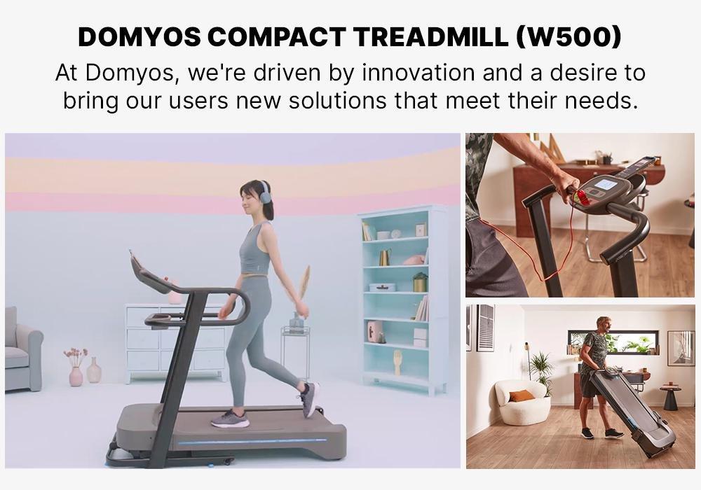 DEFAULT Assembly-Free Compact Treadmill W500 - 8 km/h, 40⨯100 cm, No Color, large image number 12