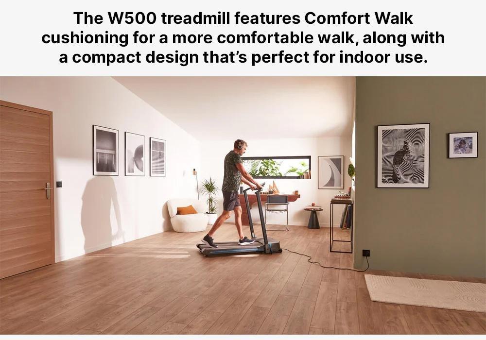 DEFAULT Assembly-Free Compact Treadmill W500 - 8 km/h, 40⨯100 cm, No Color, large image number 13