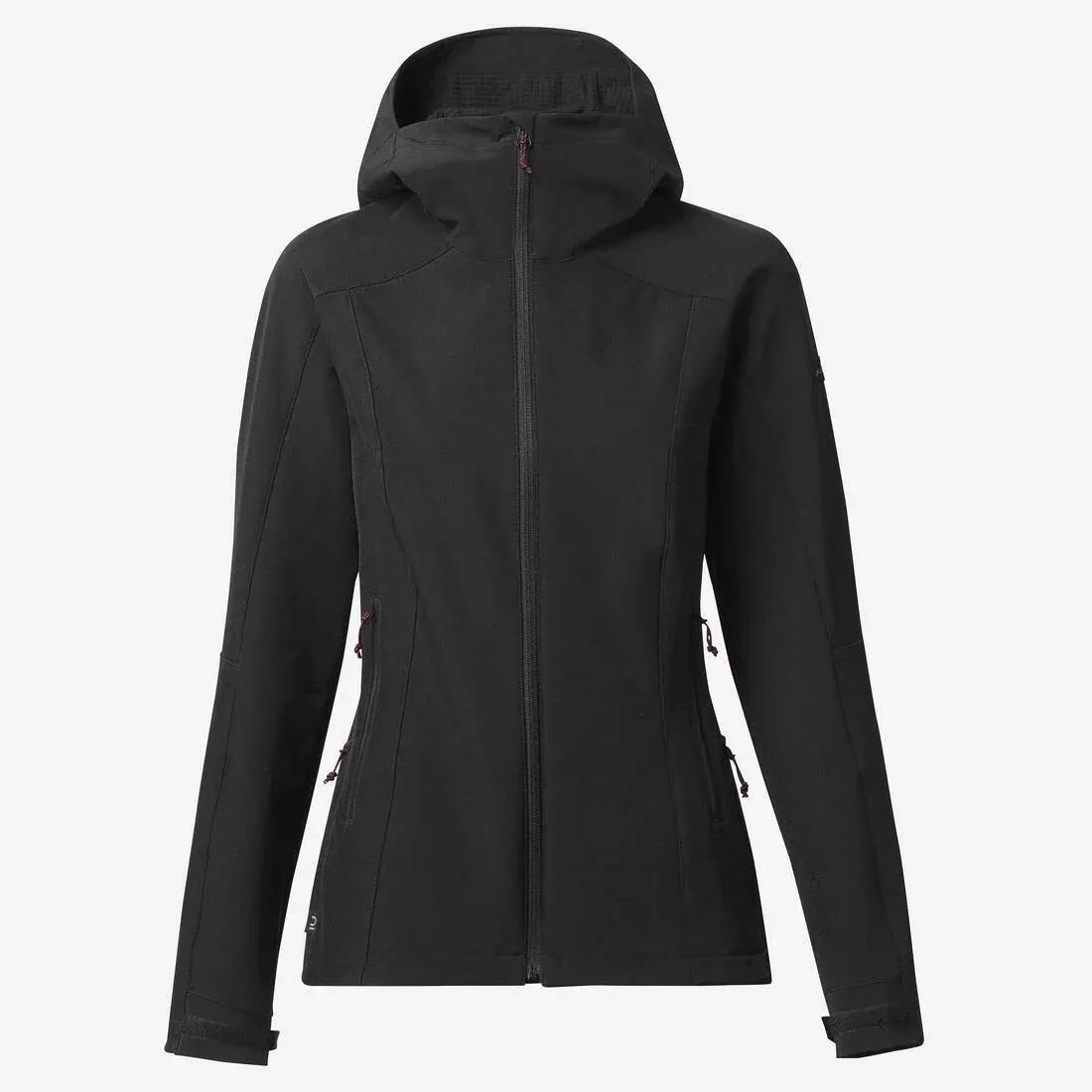 BLACK Women's Softshell MT500 - WINDWARM, , large image number 0