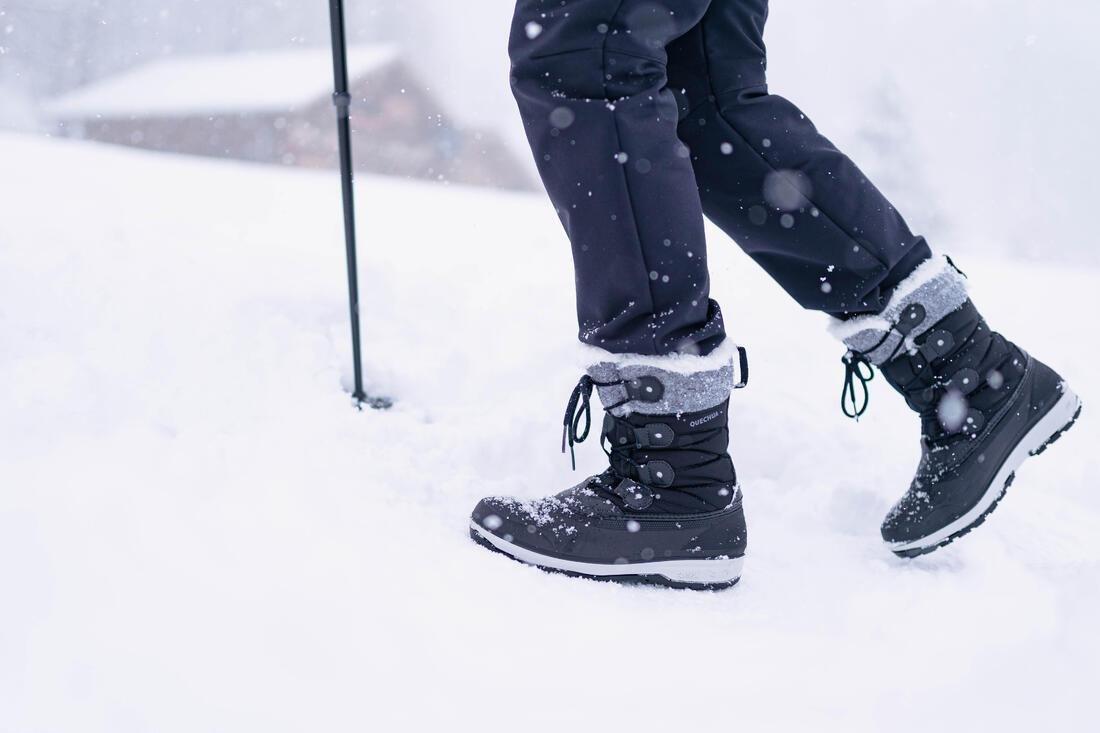 Women Warm Waterproof High Snow Boots - Sh500 X-Warm, Black, , large image number 5