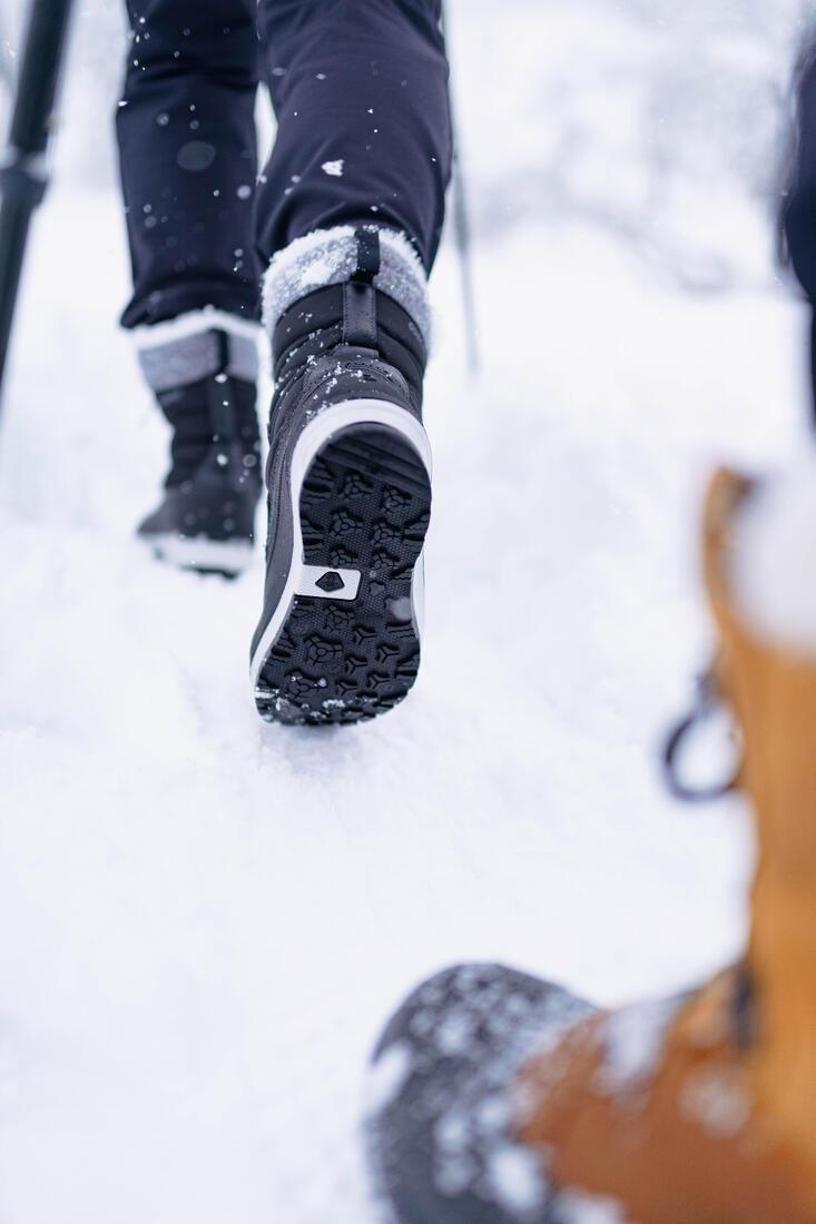 Women Warm Waterproof High Snow Boots - Sh500 X-Warm, Black, , large image number 6