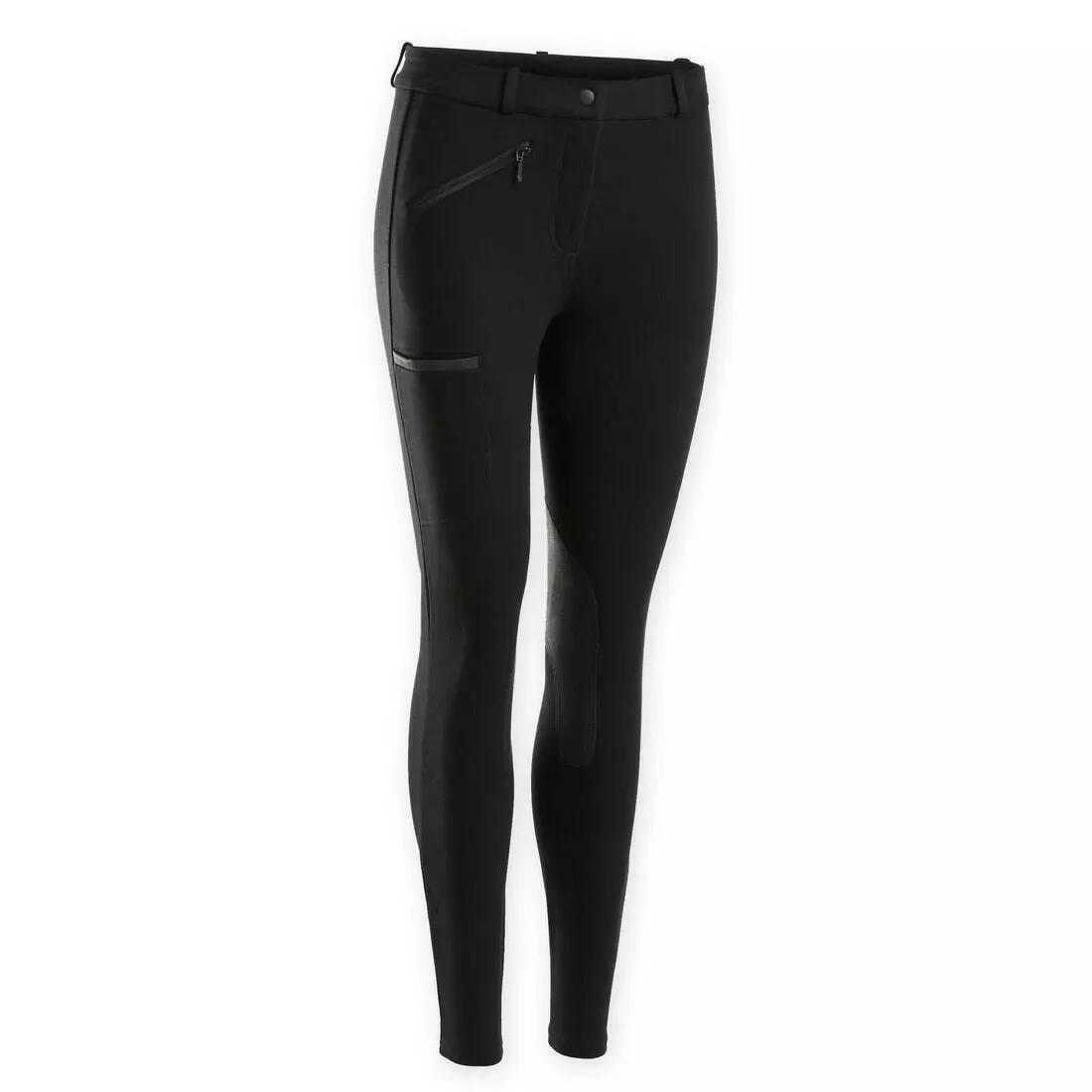 Women Patch Horse Riding Jodhpurs - 140, Blue, , large image number 14