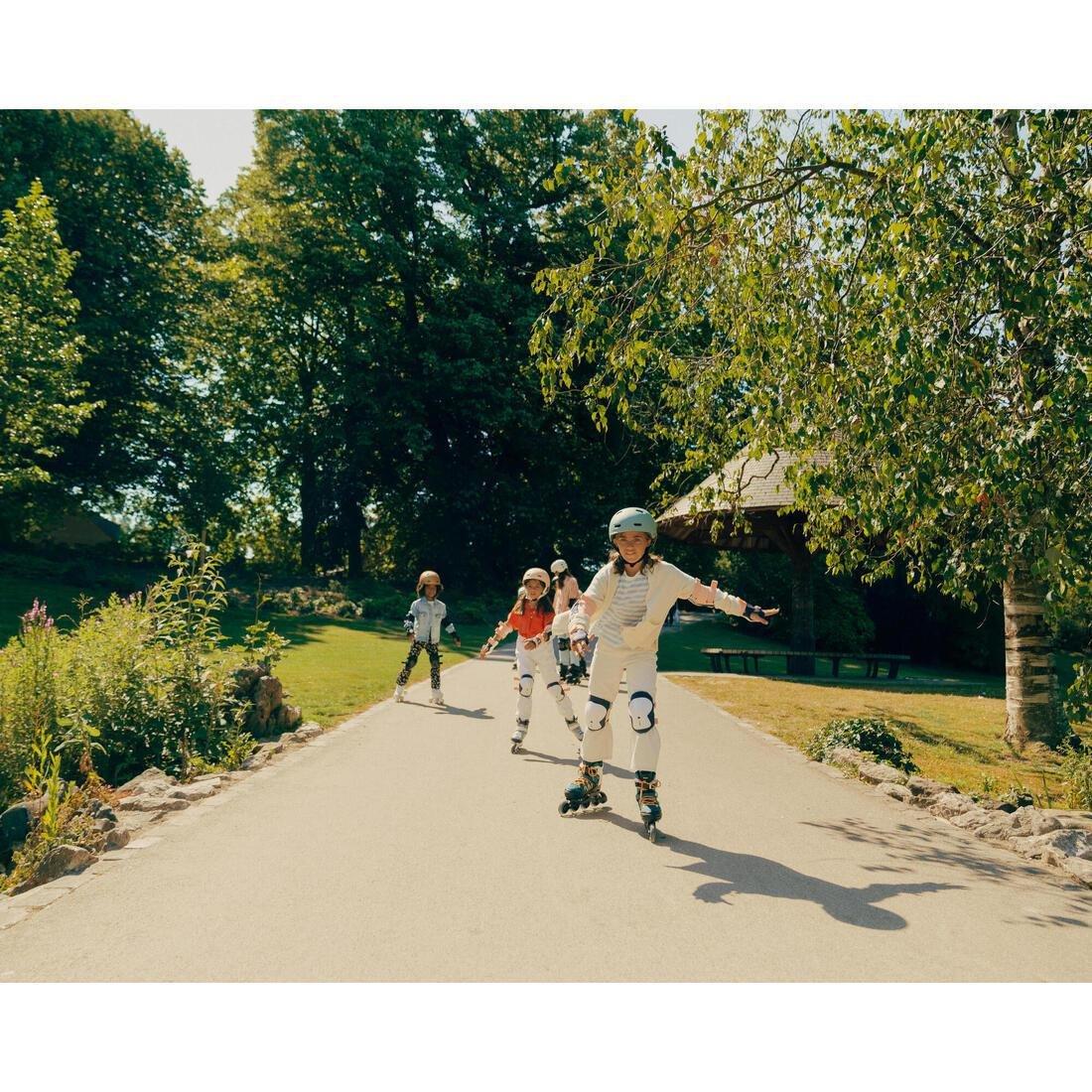 Kids Fit 3 Fitness Skates, Grey, No Color, medium