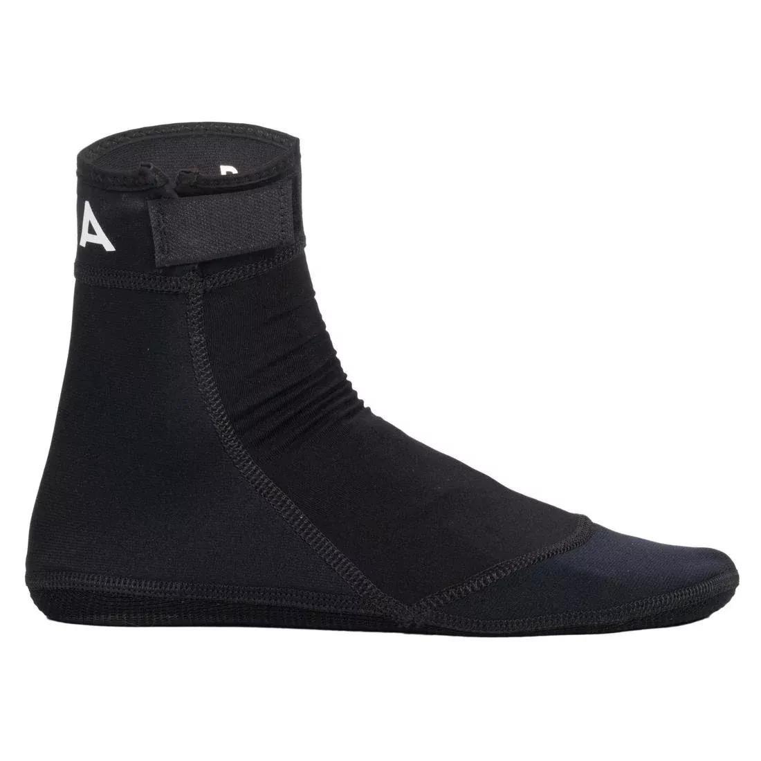 BLACK Adult Beach Volleyball Socks BVSocks500 - Black, , large image number 1