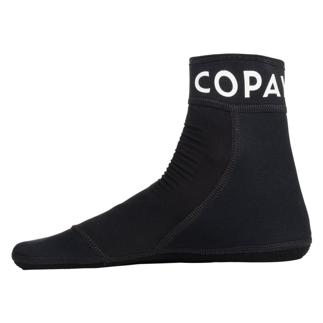 BLACK Adult Beach Volleyball Socks BVSocks500 - Black, , large image number 2