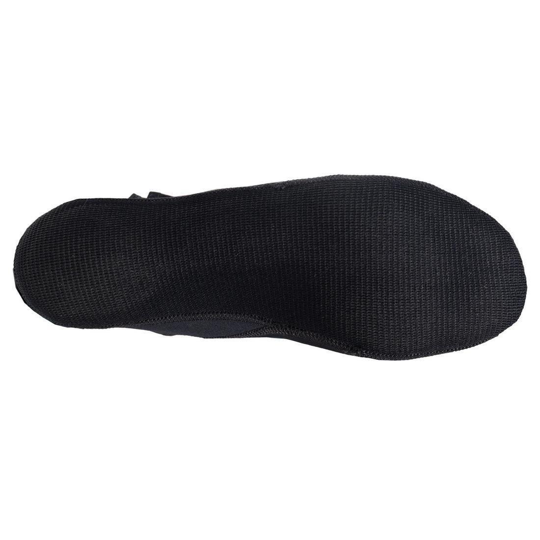 BLACK Adult Beach Volleyball Socks BVSocks500 - Black, , large image number 6