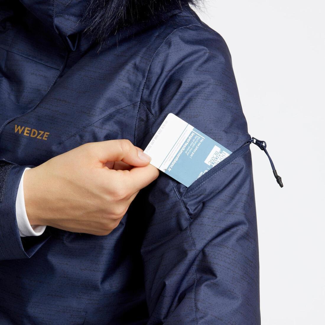 Women Ski Jacket, Navy, No Color, large image number 2