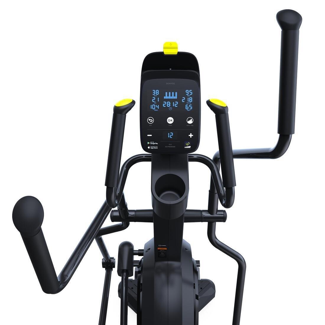 BLACK Folding Self-Powered Smart Front Flywheel Cross Trainer 700, , large image number 4