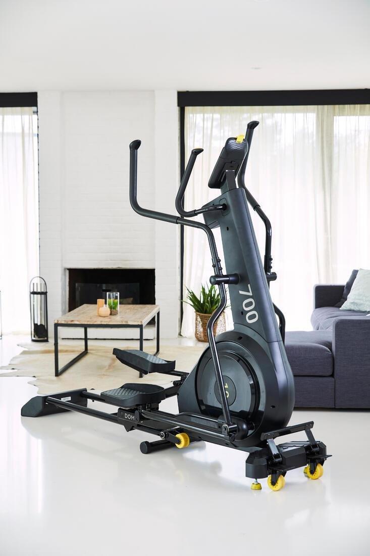 BLACK Folding Self-Powered Smart Front Flywheel Cross Trainer 700, , large image number 9