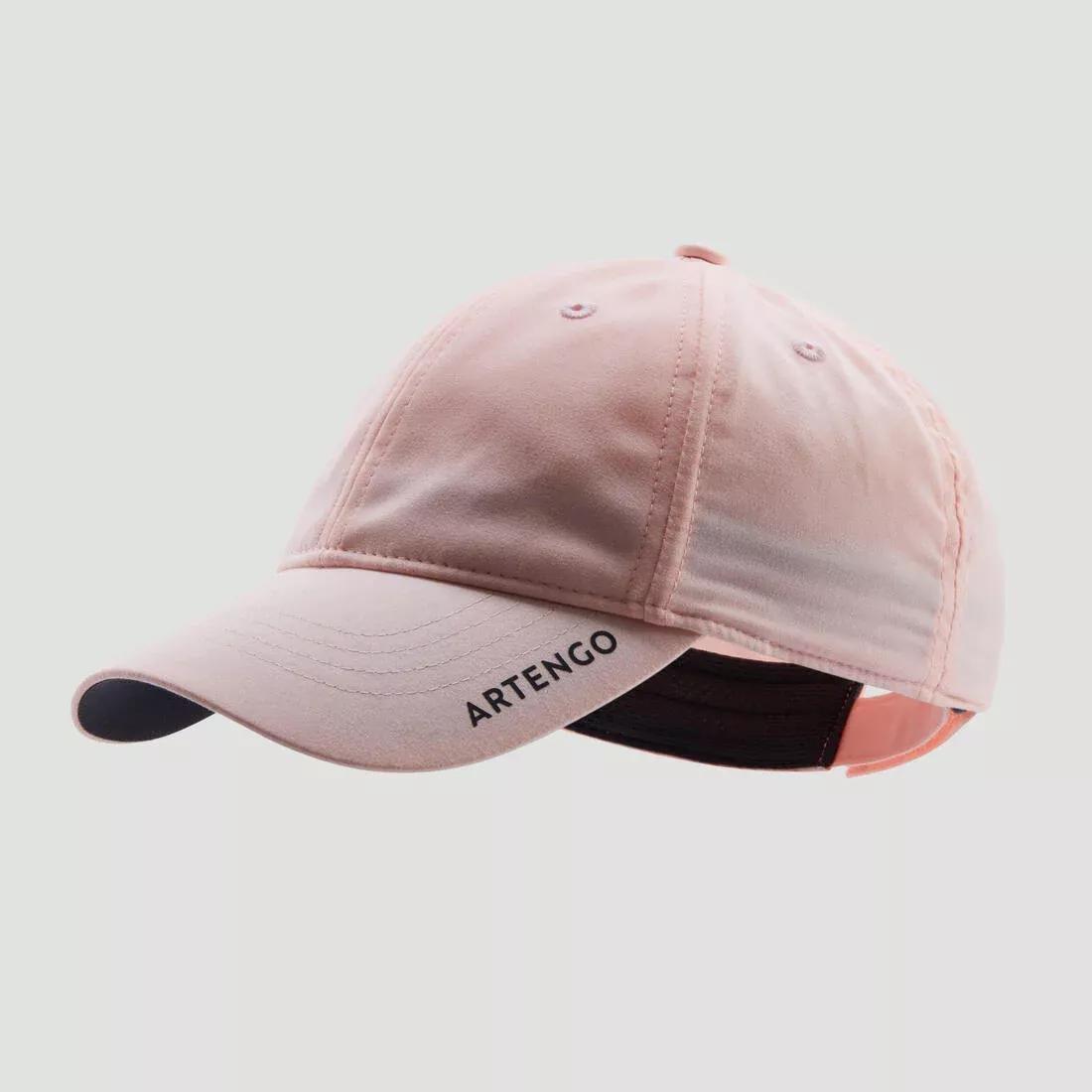 Kids Girls Tennis Cap - Tc 500 54 Cm, Fluo Pale Pink, No Color, medium