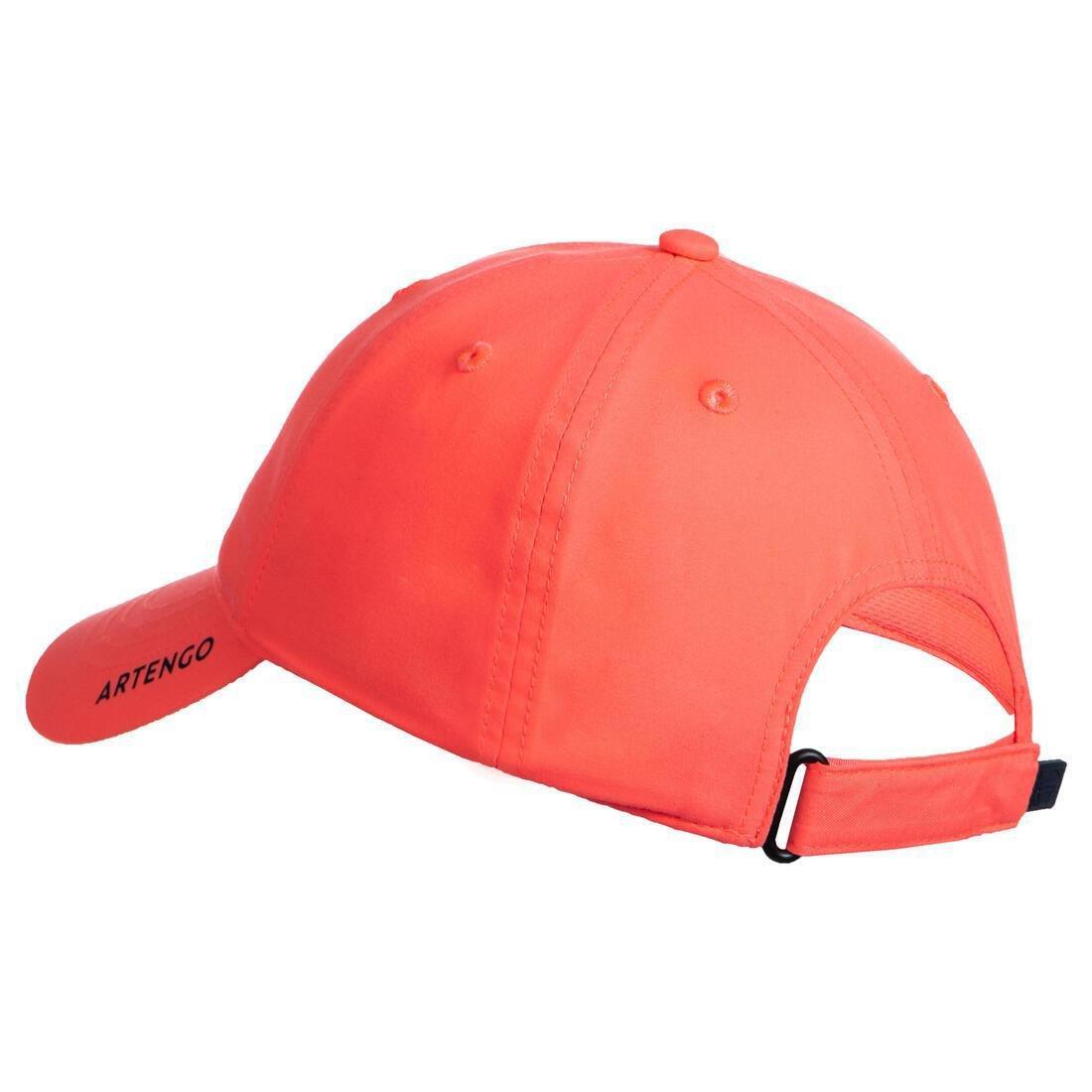 Kids Girls Tennis Cap - Tc 500 54 Cm, Fluo Pale Pink, No Color, large image number 4
