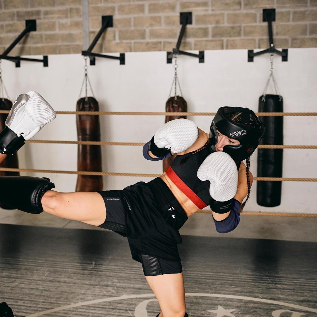 Adult Boxing Full Face Headguard 500, Black, No Color, large image number 13