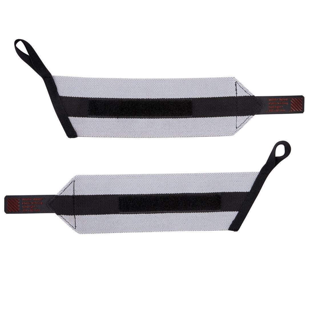 Weight Training Wrist Wrap Strap, Grey, No Color, large image number 1